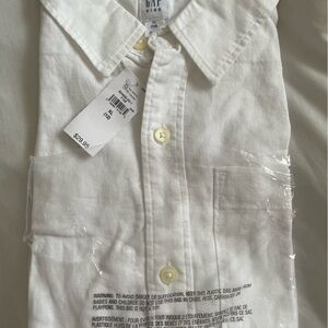 GAP Kids Ivory Button-Up Shirt